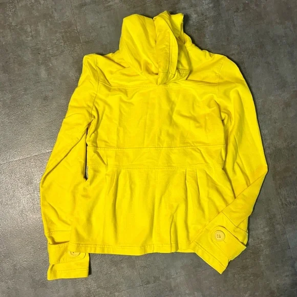 Jack by BB Dakota Yellow Coatigan with Hood - Picture 4 of 5